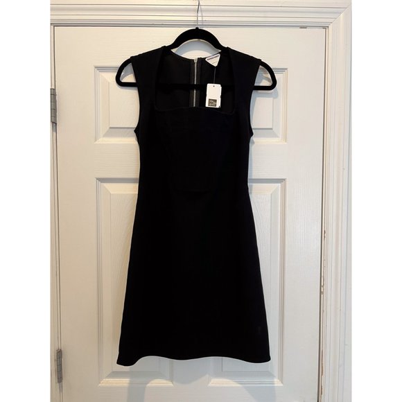 Womens Black Bottega Veneta Silk-Blend Dress - Picture 7 of 9